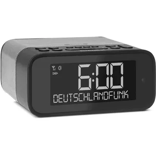 TechniSat DIGITRADIO 52 BT– DAB Radiowecker (Uhrenradio, Wecker, DAB+, UKW, Snooze-Funktion, Sleeptimer, dimmbares Display, Bluetooth-Empfang, 3 Watt RMS Lautsprecher)