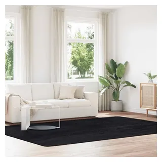 vidaXL NAVARRA Hochflorteppich 240 x 340 cm Schwarz