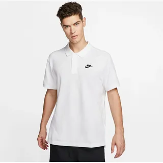 Nike Sportswear Poloshirt white/black L