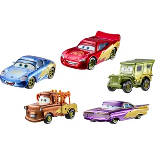 Mattel Disney und Pixar Rennautos 5er-Pack zum 20. Jubiläum