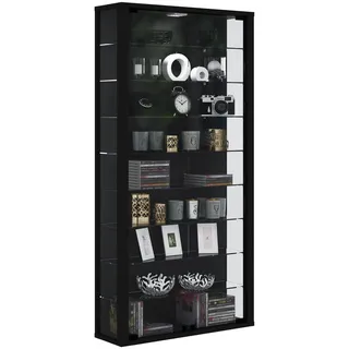 VCM Vitrine Vitrosa Maxi 59 x 18 x 114,3 cm Schwarz