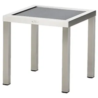 Diamond Garden Madeira Beistelltisch Edelstahl/Textilene 45x45 cm