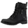 Winterstiefelette MUSTANG SHOES Elfi Damen Gr 41 schwarz Lederimitat Schuhe Winterstiefelette Winterstiefel mit Reißverschluss und markanter Schnürung
