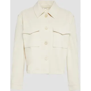 S.Oliver Jacke im Relaxed Fit aus Struktur-Jersey, beige 38
