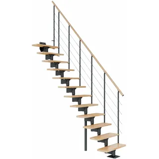 DOLLE Mittelholmtreppe Boston 228-300 cm Holz/Metall