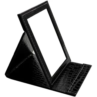Verstellbarer Klapp-Schminkspiegel, Kleiner Handspiegel, Tisch-Schminkspiegel, Reisespiegel, Stehspiegel, Dekorativer Kleiner Spiegel, leicht zu Tragen, Geeignet für Reisen, Schlafzimmer