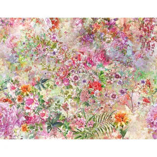 A.S. Création living walls Fototapete Flower Power, Vlies bunt