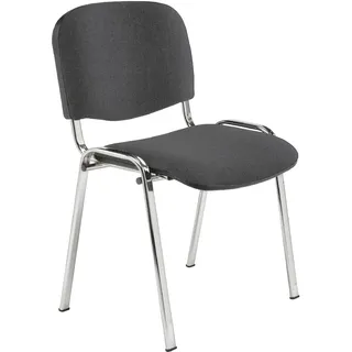Sigma Esszimmerstuhl, stapelbar, Anthrazit, für Veranstaltungen, Konferenzen, Bankett, Büro