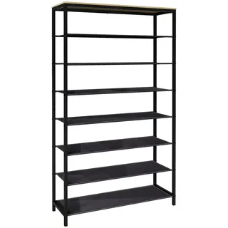 VCM Taliro 90 x 152 x 30 cm schwarz / eiche
