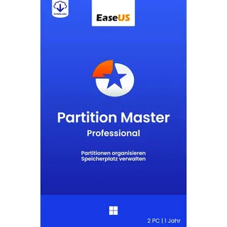 EASEUS Partition Master Professional 20 (2026) 2 PC 1 Jahr