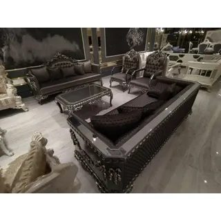 Xlmoebel Polstergarnitur Elegante Wohnlandschaft in Braun mit hochwertiger Oberfläche, (4-tlg., 2x Sofa + 2x Sessel), Hergestellt in Europa braun
