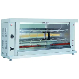 CHEFGASTRO Hähnchengrill Gas 2 Spiessen BxTxH 1320x460x680mm