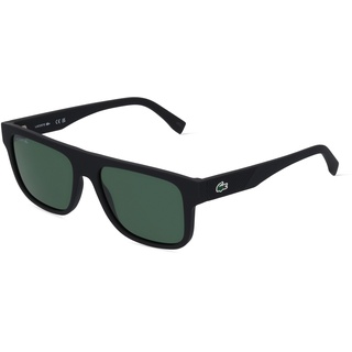 Lacoste L6001S Herren-Sonnenbrille Vollrand Eckig Kunststoff-Gestell, schwarz