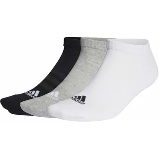 adidas Cushioned Low-Cut Socken 3er Pack Medium Grey Heather / White / Black 31-33