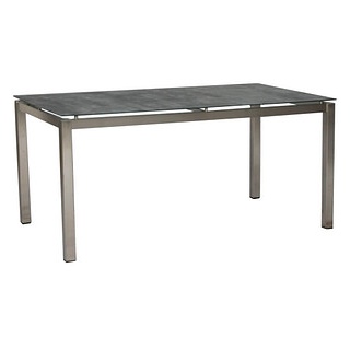 greemotion Gartentisch Boston dunkelgrau rechteckig 160,0 x 90,0 x 74,0 cm