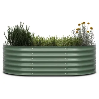 Hochbeet Stahl Blumenbeet Pflanzkasten Garten Terrassen Aufzucht rostsicher