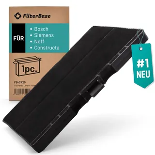 FilterBase® Aktivkohlefilter passend für Bosch 11026771, 17002192, DHZ5345 | Siemens LZ53451 | Neff Constructa Z5102X1 (320 x 240 x 22 mm)