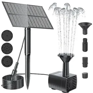 Solarbetriebene Springbrunnenpumpen Eignen Sich Für Solarbetriebene Springbrunnen Wie Vogeltränken, Gartenbrunnen Und Pools Im Hinterhof.