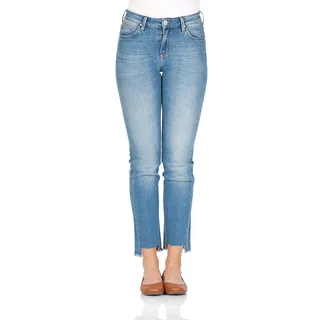 Lee Damen Jeans Elly Slim Fit Light Shade Hoher Bund Reißverschluss W 26 L 33
