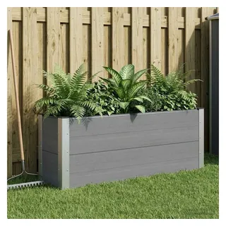 vidaXL Hochbeet 100 x 30 x 72 cm Grau