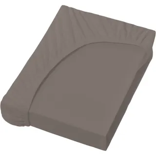 Formesse Spannbettlaken Bella Donna Jersey-Elasthan 90 x 190 - 100 x 220 cm braun