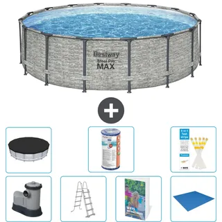 Bestway Steel Pro Max Rund - 488x122 Cm - 8-teilig  S594