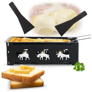 shop'n smile ideoon Faltbares Raclette-Teelicht für 1-2 Personen schwarz