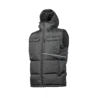 Högert isolierte Winterweste mit Kapuze schwarz Borger" XL"