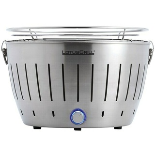 LotusGrill Holzkohlegrill Classic  (Durchmesser Grillfläche: 34 cm, Silber)