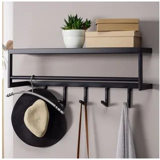 FineBuy Wandgarderobe 70 cm Schwarz