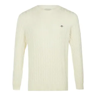 Rundhals-Pullover GANT weiss, 56