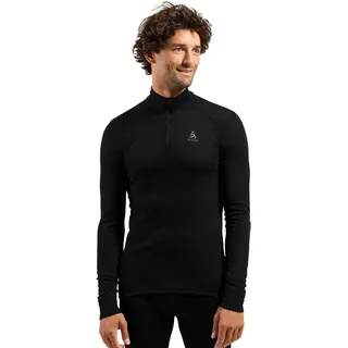 Odlo Active Warm Langarm Thermoshirt Schwarz L