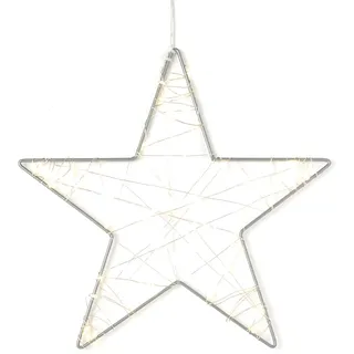 NCC-Licht Glühwürmchen Stern silber