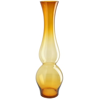 Peill+Putzler Vase , orange , Glas  , Maße (cm): H: 70  Ø: 21