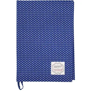 Krasilnikoff Geschirrtuch Micro Punkte Dunkelblau Geschirrhandtuch Dots Blau