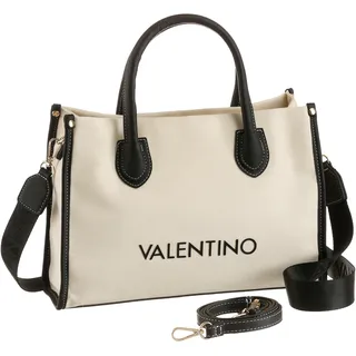Shopper VALENTINO BAGS "LEITH RE" Gr. B/H/T: 34,5 cm x 25,5 cm x 12 cm, beige (naturale, nero) Damen Taschen Handtaschen