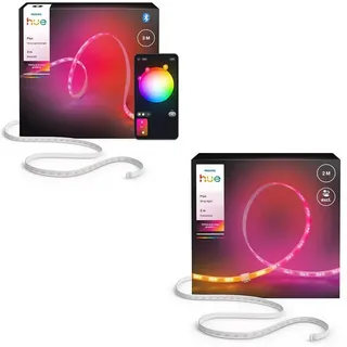 Philips - Hue FLUX RGBW dimmbarer LED-Streifen 3+2m LED/48,5W/230V 2200-6500K - Weiß