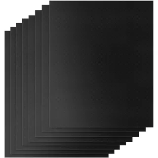 DIKER Grillmatte für Gasgrill, BBQ Grillmatte, Antihaft 8er Set, 40x33cm | Backmatte, Backpapier Wiederverwendbar, Dauerbackfolie für Holzkohle, Gas, Weber-Grills und Backofen,PFOA-Frei, Grillzubehör