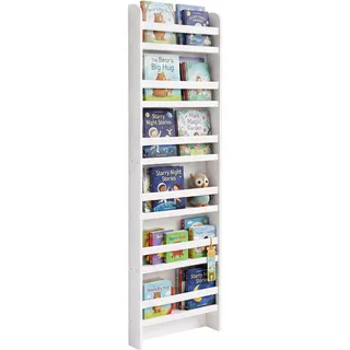 Relaxdays Kinderregal 2 m MDF weiß