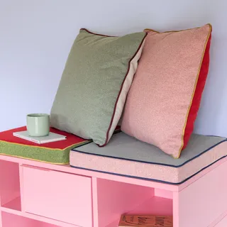 REMEMBER Cranberry Kissen 45 x 45 cm Mehrfarbig