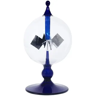 Saiketsu Blaue Solar Radio Meter Sonnenlicht Crookes Spinnen FlüGel Geschenk Haus Schreibtisch Dekoration