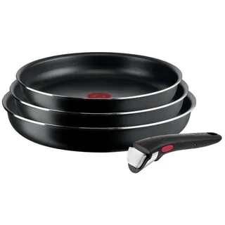 Tefal Ingenio Easy On Pfannen-Set 4-tlg. 22 cm + 24 cm + 26 cm schwarz
