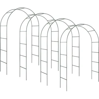 Tectake Rosenbogen 140 x 40 cm Grün