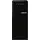 FAB28LBL5 Retro-Kühlschrank (270 l, 1530 mm hoch, Schwarz)