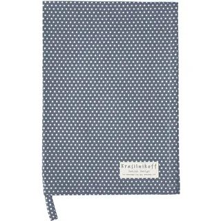 Krasilnikoff Geschirrhandtuch Micro Dots, 50x70 cm, blau