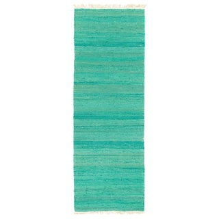Morgenland Kelim Teppich - Trendy - Elegance - dunkelgrün - 200 x 70 cm - läufer