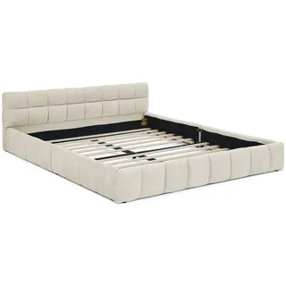 stilvora Polsterbett 160 x 200 cm Beige