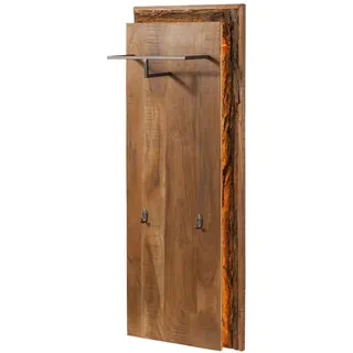 Wolf Möbel Wandgarderobe Akazie 56 x 27 x 150 cm Natur