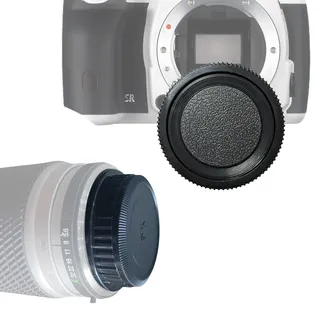 Kameragehäuse und hintere Objektivdeckel,kompatibel mit PK K Mount DSLR Kamera K10D K20D K100D K100D Super K110D K-1 K-01 K-3 K-5 und Objektiv 35mm DA L F2.4 AL,FA 150-450mm f/4,5-5,6 DC AW