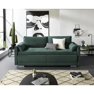 OTTO home Schlafsofa Mikrofaser 2-Sitzer Grün